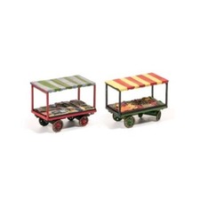 Wills SS37 Market Traders Barrow Stalls Railway OO Gauge 1:76 Scale Plastic Kit