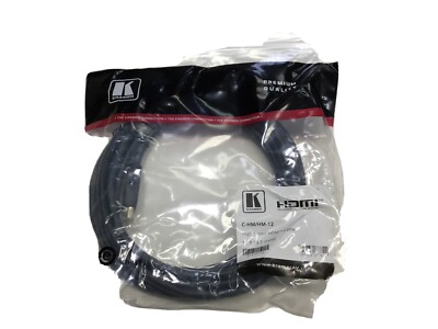 Kramer C-HM/HM-12 High-Speed HDMI Cable - Male to Male - 12Foot