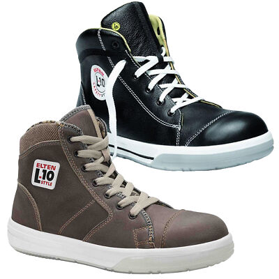 ELTEN SHADOW EMOTION black brown ESD S3 Safety Boots Steel Toe Work Shoe Leather