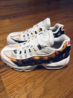 Nike Air Max 95 'ERDL Party'White [AR4473-100] Size: Mens 4 Wom