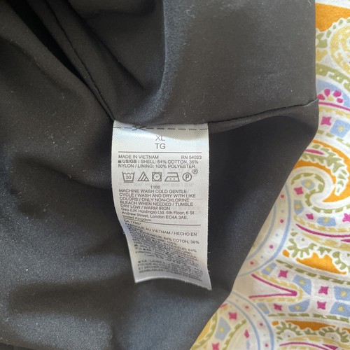 Gap Blusentop schwarz Spitze Ösen XL - Bild 5 von 6