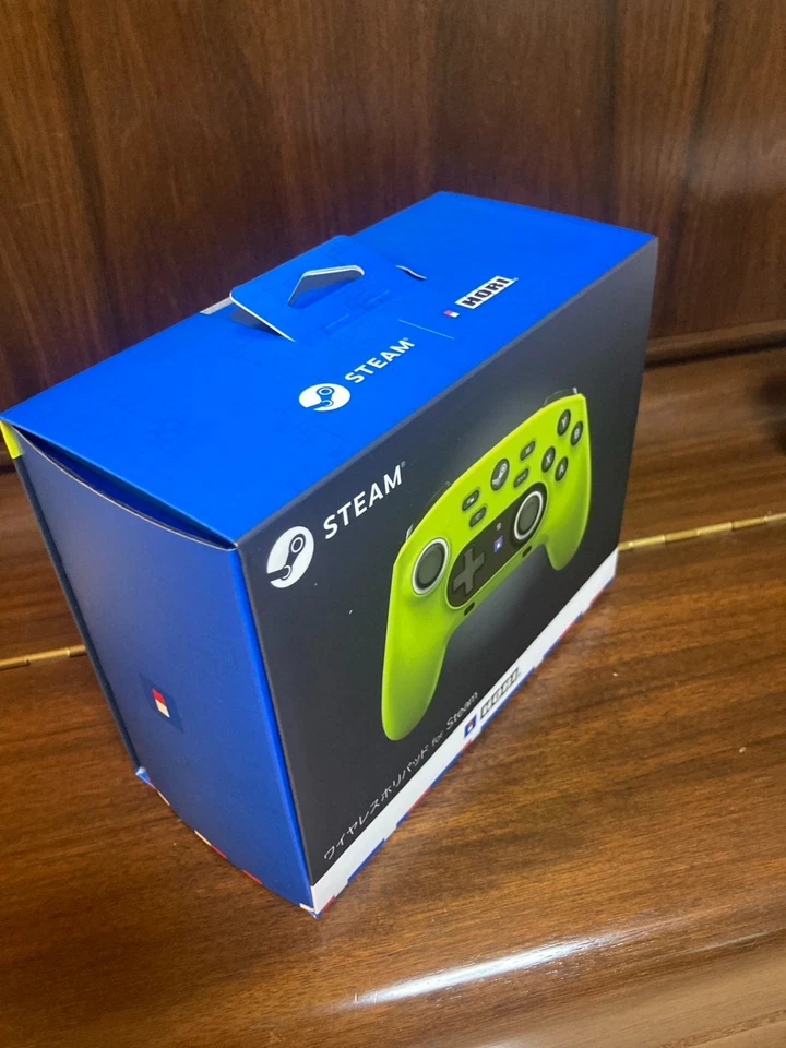 Wireless Hori pad Controller for Steam Neon Yellow HPC-067 - Image 3 of 4