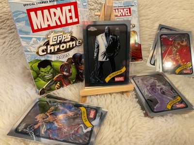 2025 Topps Chrome Marvel Base Trading Cards PICK your Card