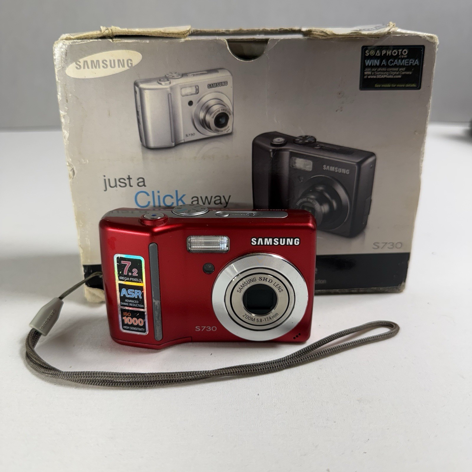 SAMSUNG S730 Digital Camera 7.2MP - 2.5