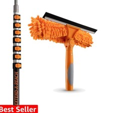 30 ft Window Washing Kit with Extension Pole 36+ Foot    Window Cleaning Too...