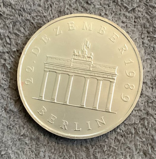 DDR Gedenkmünze 20 Mark Brandenburger Tor Silber