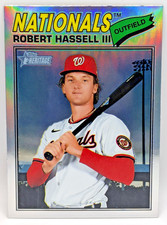 Robert Hassell III 2026 Topps Heritage #50 Refractor