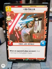 Star Wars Unlimited - Adi Gallia 142/264 Legends of the Force