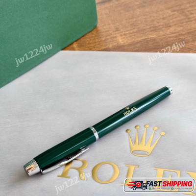 Luxury Rolex Green VIP Gift Box Set Rollerball Pen Notebook Umbrella Collectible