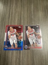 2025-26 Topps Chrome Kyshawn George Red White and Blue Refractor #237 + Base 