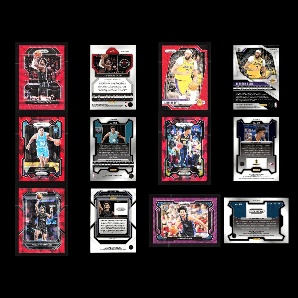 (79) Lote Panini Prizm Paralelos/Serie Numerada/Variación/Novatos/Morant/Embiid Foto 4 de 4