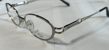 Vintage New Old Stock CE-TRU 915 Frame Silver/Gold Metal 53-18-139 Oval