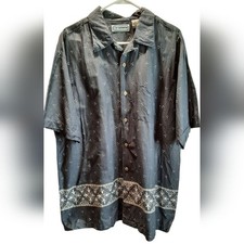 Razorfish Shirt Mens Gray XL Gray Button Down Beach Casual Classic Travel