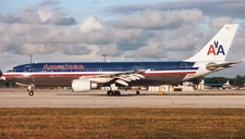 Airbus A300B4-605R American Airlines Desk Wood Airplane New Model Small 1/144