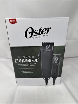 Oster Professional Combo Hair Cutting Kit, Adjustable Clipper & Ace Mini Trimmer