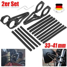 Motorrad Scheinwerfer Halter Lampenhalter Halterung Gabel für Cafe Racer 33-41mm