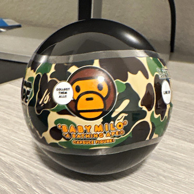 A Bathing Ape Baby Milo Blind Box Capsule Figure, Multicolor Plastic