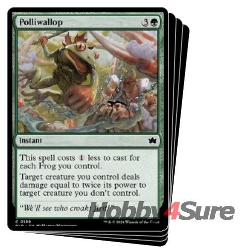 Poliwallop X4 M/NM Magic: The Gathering MTG Bloomburrow - Bild 1 von 1