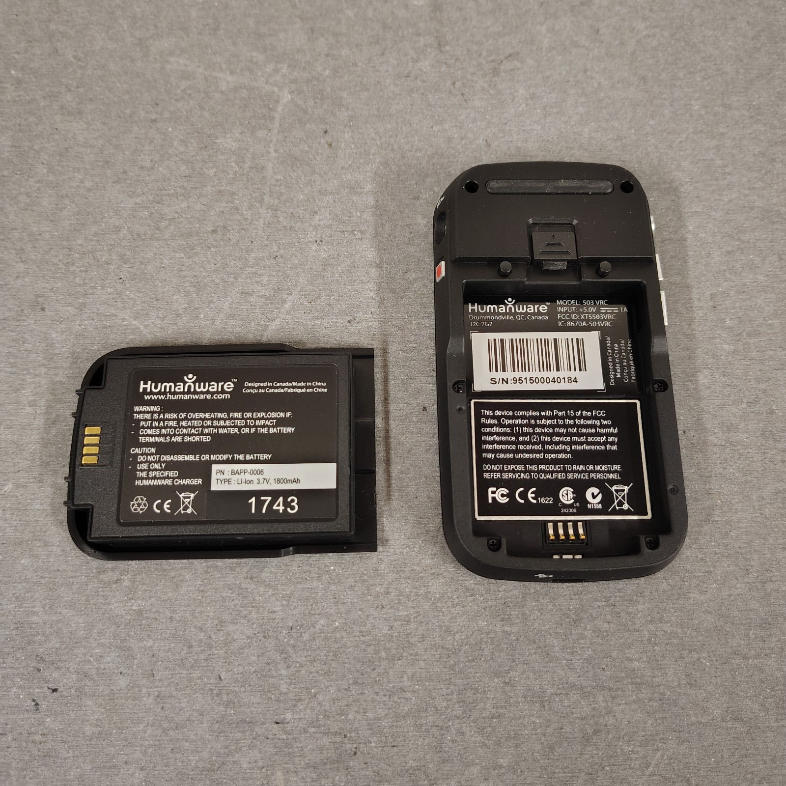 Victor Button HumanWare Victor Reader Stream 503 VRC | eBay