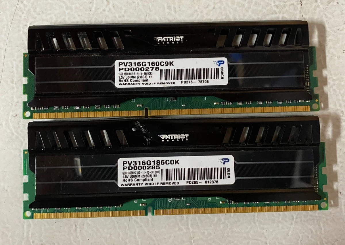 Patriot Memory DDR3 SDRAM for sale | eBay