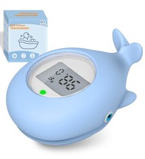 Baby Bath Tub Thermometer for Infant, Bathtub Water Temperature Room Thermome...