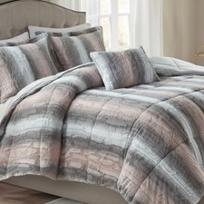 Madison Park Zuri Soft Plush Comforter Set, F...