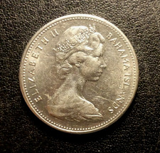 1966 Bahamas 25 Cent Coin
