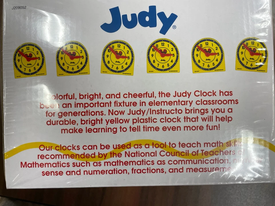 Relojes educativos Carson Dellosa Judy (K-3) 6 relojes amarillos 5X5 - nuevos en caja y sellados Foto 3 de 3