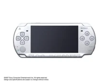 PSP 2000 2001 Silver PSP Slim Portable System Very Good