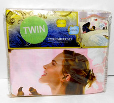 Disney 2017 Twin 3pc Bedding Sheet Set Beauty and Beast RARE NEW Soft Microfiber