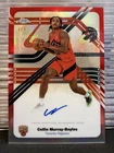 Collin Murray-Boyles 2025-26 Topps Chrome Next Stop Red /5 Raptors Rookie Auto