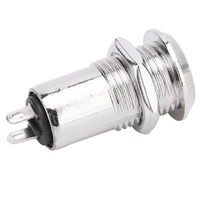 10Pcs Key Switch Barrel Metal ONOFF Power Lock Stainless Steel With Key Nut 12mm