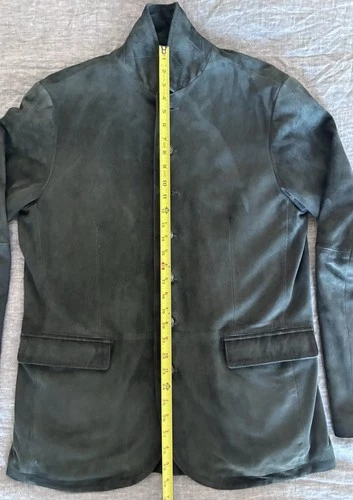 JOHN VARVATOS, Gray Suede Blazer / Jacket, 42, Excellent Condition image 3