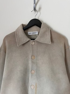 Our Legacy Shelter Cardigan - Size 50 - Attic Fleece Wash - NEW | eBay