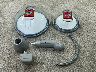 Zepter Vacsy Food Vacuum Pump Saver Storage Container Lid 11.5'' 8'' Cake 5 Pieces