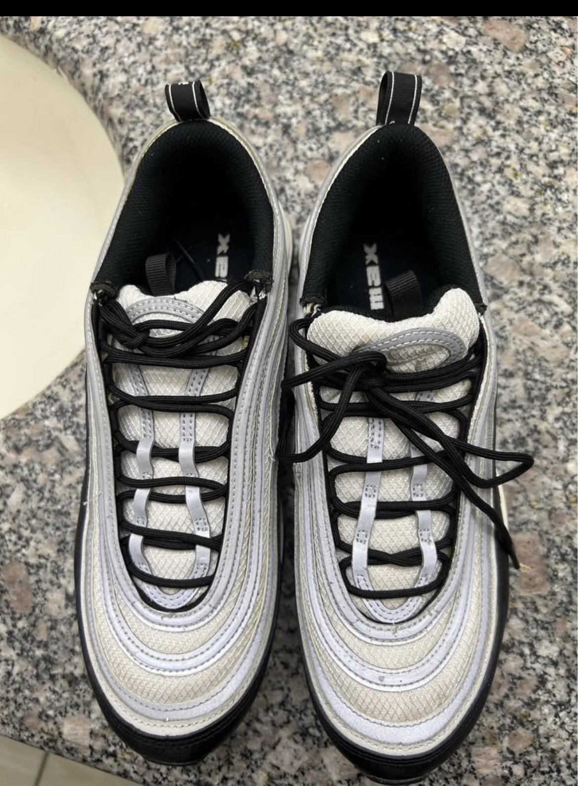 Men's Nike Air Max 97 Black/White-Reflect Silver (DM0027 001