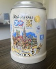 Lowenbrau Munchen German Beer Stein 1L Vintage Brewery Collectible — photo 5