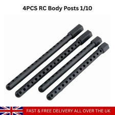 4x RC Body Posts Plastic RC Shell Mounts 70mm & 84mm for 1/10 Car Truck - UK!