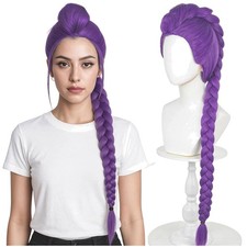 Kostüm Perücke Cosplay Anime Rumi Perücken Langes glattes Haaraccessoire für ...