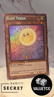 Dandylion Fluff Token Happy + Angry Set - Secret Rare Yugioh Custom Card