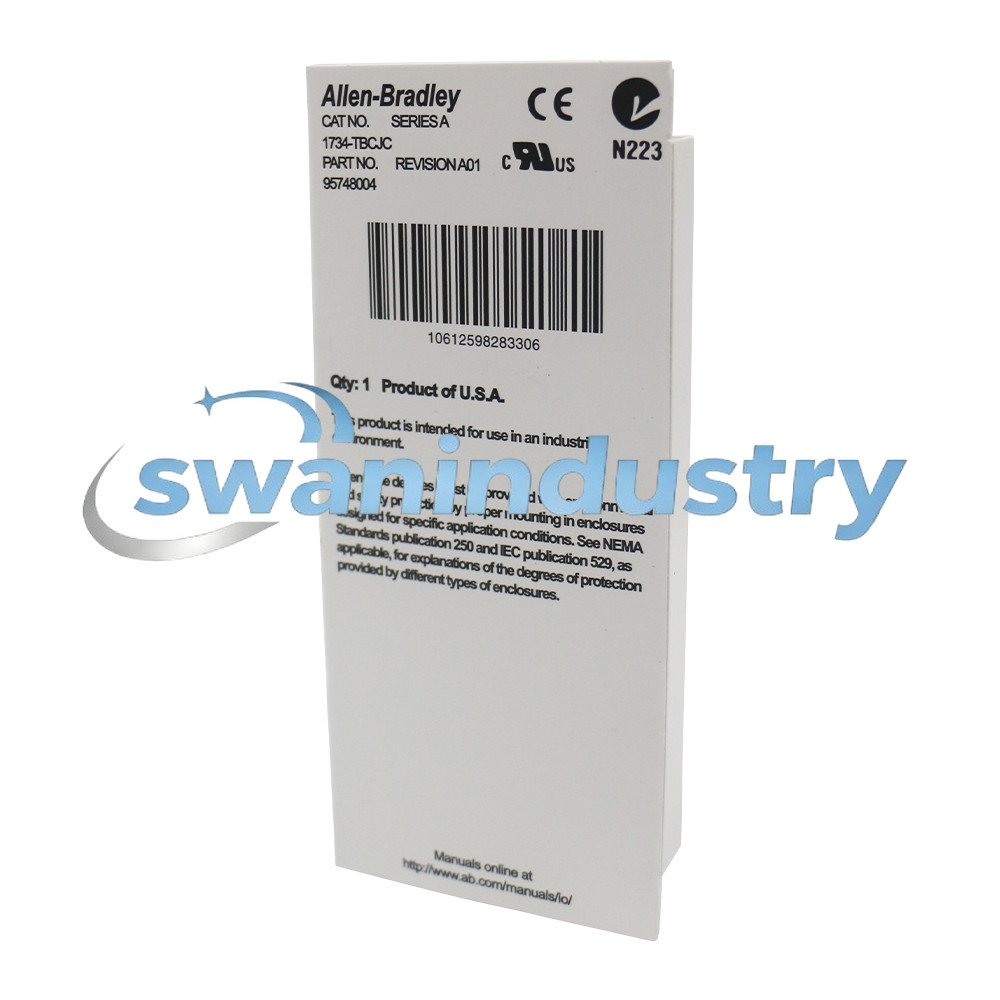 New Allen Bradley 1734-TBCJC Terminal Base POINT I/O AB 1734TBCJC