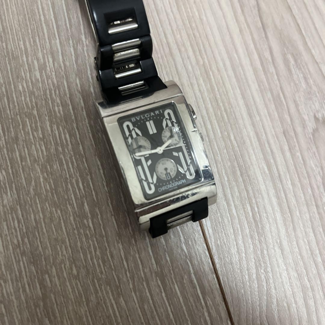 BVLGARI Retangolo 腕時計 シルバー 新品)BVLGARI ブルガリ ブルガリ・ブルガリ ソロテンポ シルバー