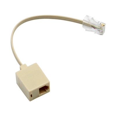 Kabeladapter RJ45 RJ11 8P4C 6P4C Ethernet Telefon Verbindung