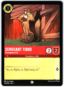 Sergeant Tibbs - Courageous Cat 124/204 The First Chapter Common