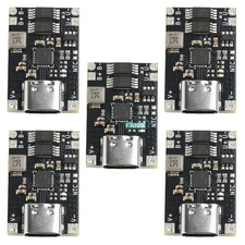 5Pcs Type-C Li-ion Battery Charging Module 5V 3A Step-Down Power Charging Module
