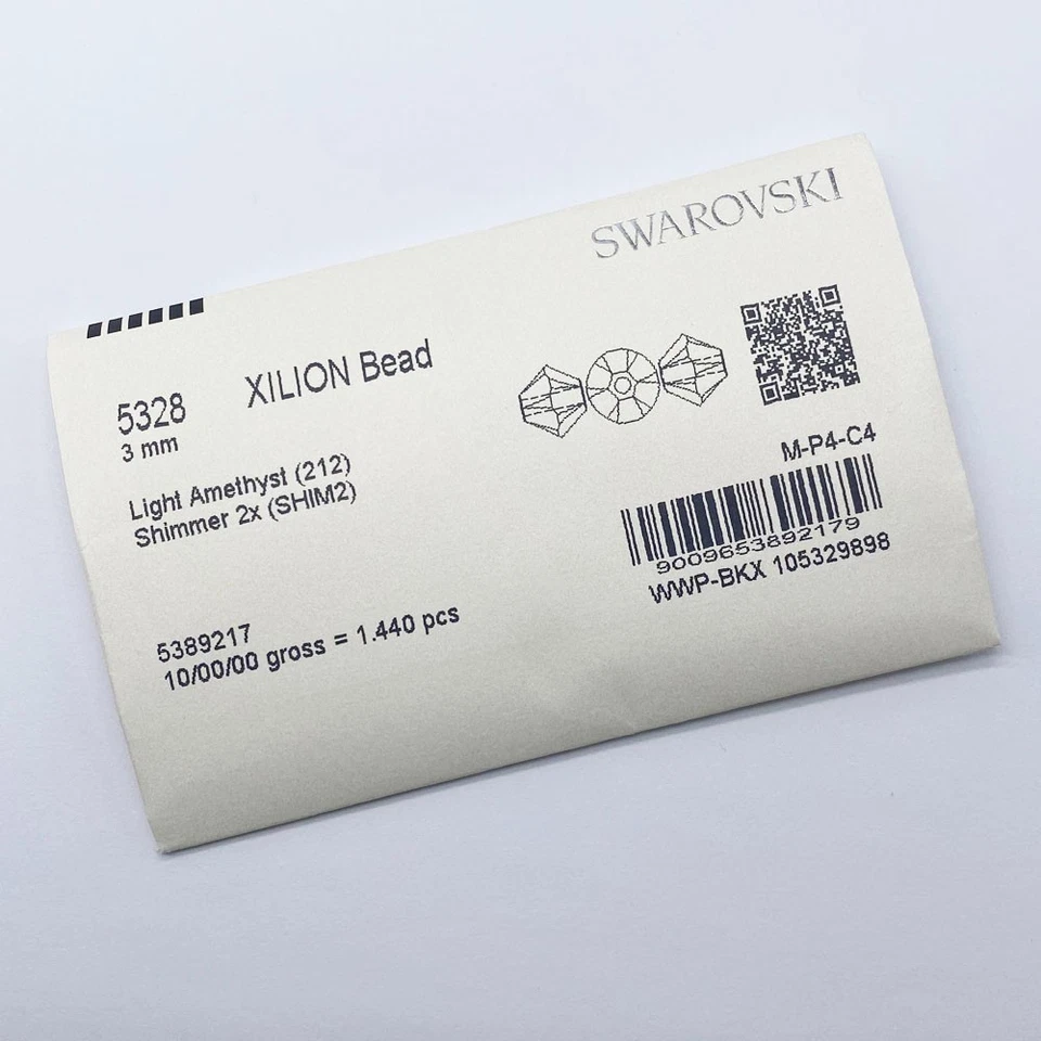 Swarovski 5328 XILION кристалл силиконовый бисер оптовая заводская упаковка * AB / мерцание - Изображение 3 из 4