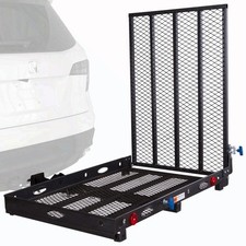 Silver Spring Folding Steel Scooter/Wheelchair Carrier with Ramp - 500 lb. Cap
