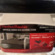 FastenMaster Universal Hidden Deck Fastening System - 200 sq ft (FMTHDCLIP-200)