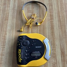 Sony Sports Discman D-ES51 Yellow Electronic Portable CD Player Tested ESP2