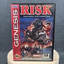 SEGA Genesis - RISK - No Manual, Stickers on Cart - Tested